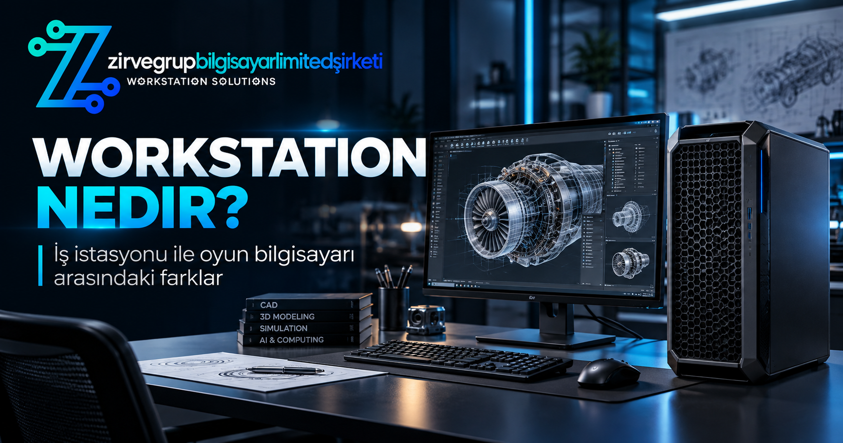 Workstation Nedir? İş İstasyonu ile Oyun Bilgisayarı Arasındaki Farklar