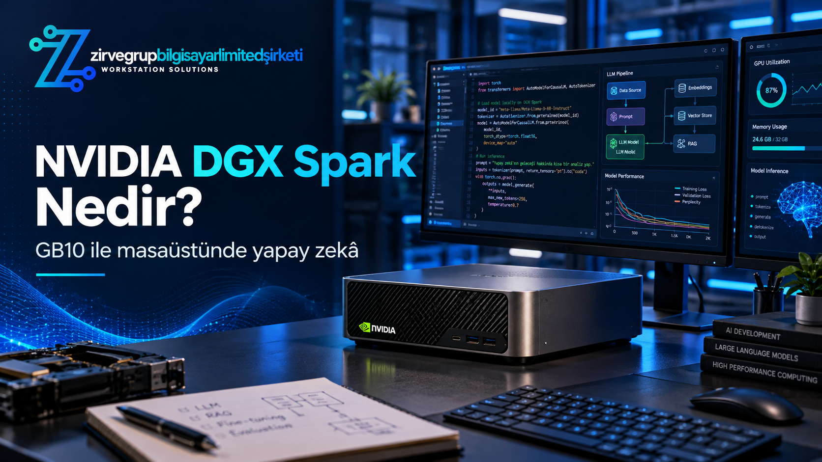 NVIDIA DGX Spark Nedir? GB10 ile Masaüstünde Yapay Zekâ