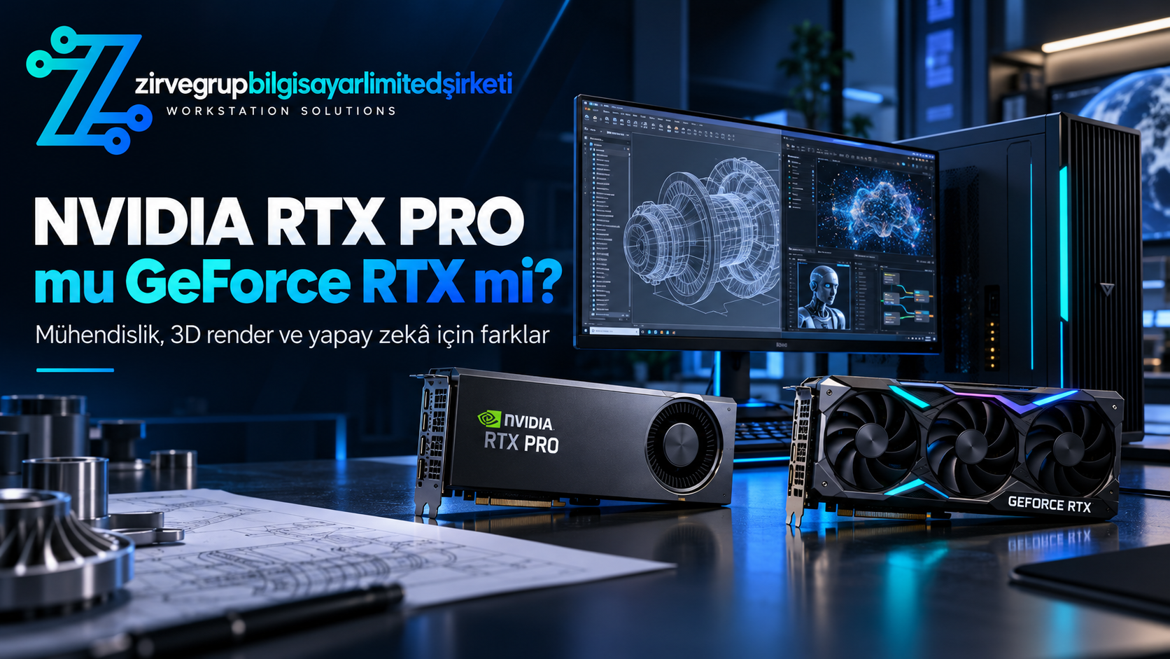 NVIDIA RTX PRO mu GeForce RTX mi? Aralarındaki Farklar Nelerdir?